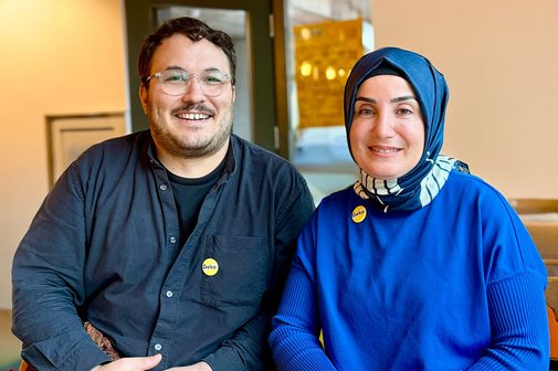 Levent &Ouml;zt&uuml;rk (links) und Dilek Erusta