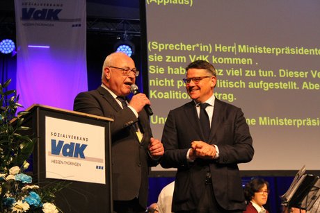 Der VdK-Landesvorsitzende und der he