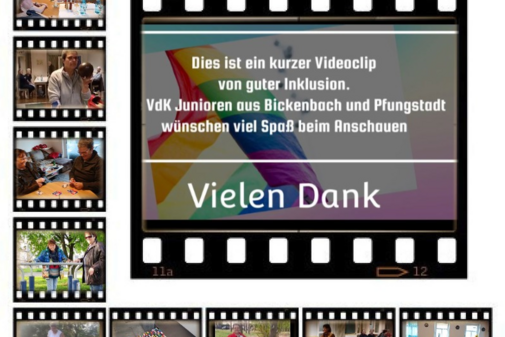 Eine Collage aus Bildern eines Films