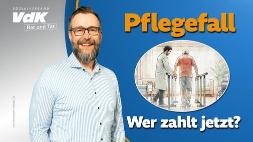 Ein Mann mit Bart und Brille vor einem farbigen Hintergrund.