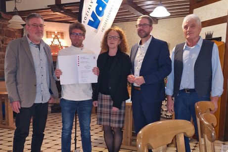 Verleihung des Ehrenbriefes des Landes Hessen für Heinz Gerhold
