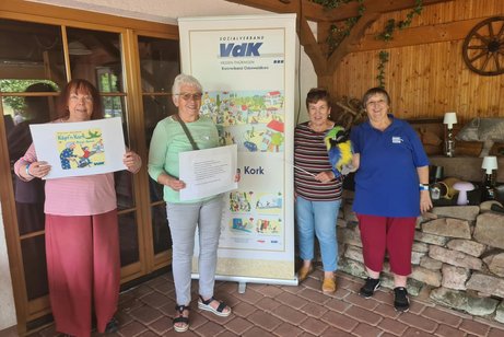Das Inklusion Sommerfest der Vertreterinnen der Frauen vom VdK Odenwaldkreis Käpt’n Kork