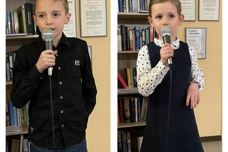 Justus und Josefine Orth trugen Gedichte zur Advents- und Weihnachtszeit vor Justus und Josefine Orth trugen Gedichte zur Advents- und Weihnachtszeit vor