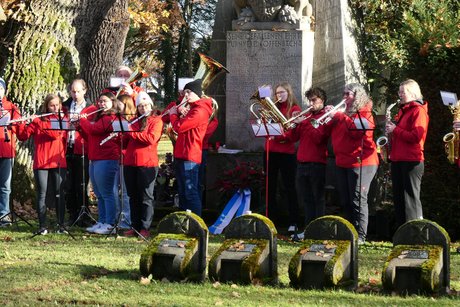 Bl&auml;sergruppe des Musikvereins Eintracht