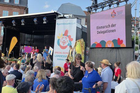 Eröffnungsfeier Special Olympics Landesspiele Hessen in Hanau