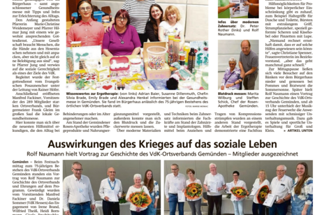 Vorstand und Gäste anlässlich Sommerfest 2024