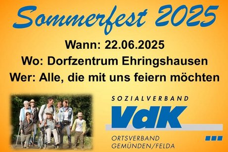 Einladung zum Sommerfest 2025