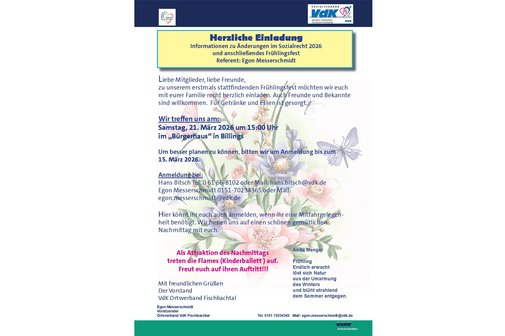 Plakat Fr&uuml;hlingsfest 2026