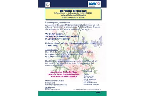 Plakat Fr&uuml;hlingsfest 2026