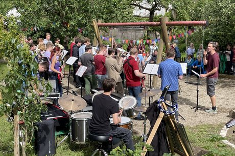 Eindrücke vom Hessentag-Musikgruppe am Grauen Turm