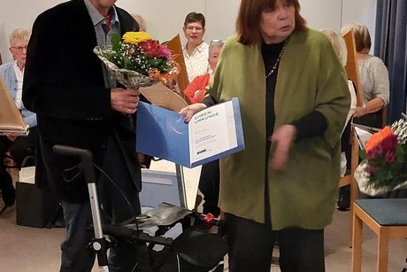 Ehrung von Heinz Sieber