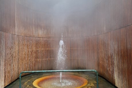 Kaltwassergeysir mitten in Bad Ems