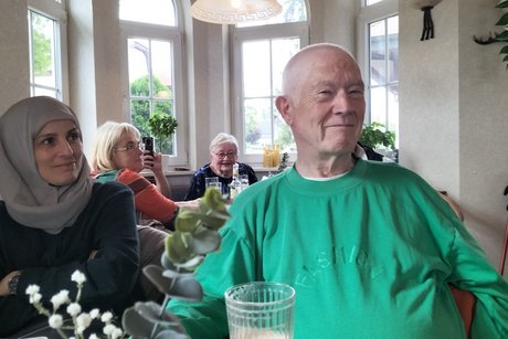 Erstaunte Blicke während der Vorführung des Zauberkünstlers Marcus Wissel, leider nicht im Bild