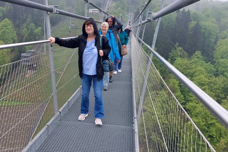 Geschafft der Skywalk ist bezwungen