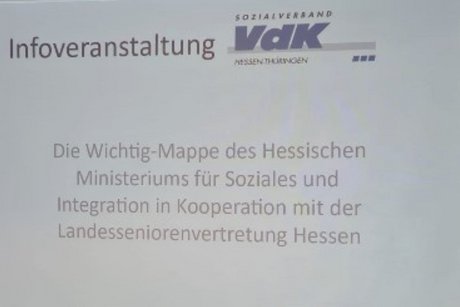 Das Thema der Infoveranstaltung