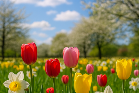 Bild Fr&uuml;hlingsblumen