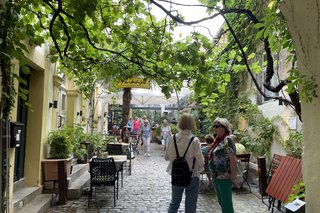 Tradtionsreiches Restaurant "Hinterhöfle" in der Altstadt von Volkach