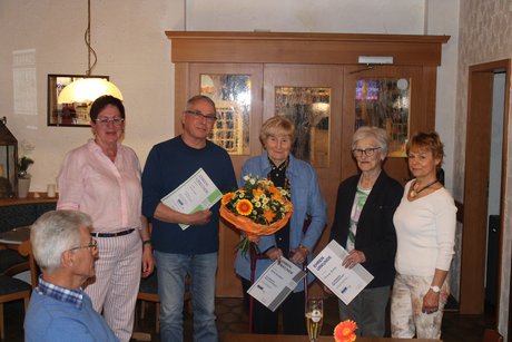Ehrung der langj&auml;hrigen Mitglieder