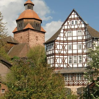 Der Junkerhof ist das herausragendste Gebäude im Kunst- und Kulturdorf Bischhausen. Jahrhundertelang befand er sich im Besitz der Familien derer von Boyneburg; zeitweilig war dort die hessische Domänenverwaltung untergebracht. Heute befindet sich der stattliche Fachwerkbau in Privatbesitz.