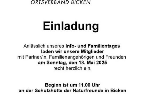 Einladung