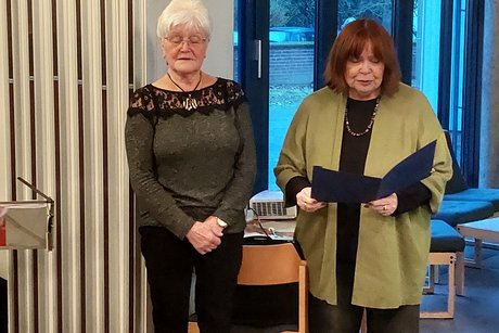 Ehrung von Hannelore Briegel