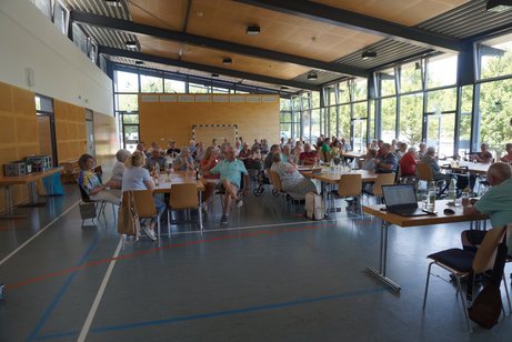 Übersichtsaufnahme der anwesenden Mitglieder.