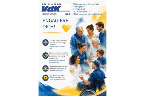 Plakat Engagiere Dich!