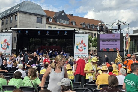 Eröffnungsfeier Special Olympics Landesspiele Hessen in Hanau