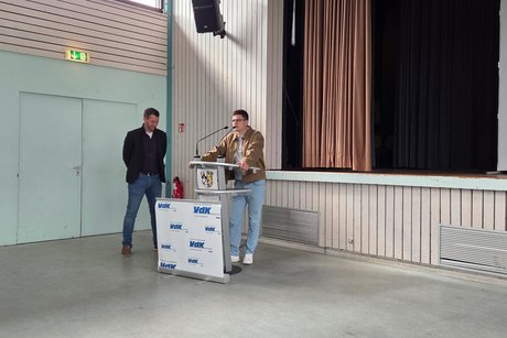 Vertreter der ERGO-Versicherung informieren über ihre Produkte und die Vergünstigungen für VdK Mitglieder