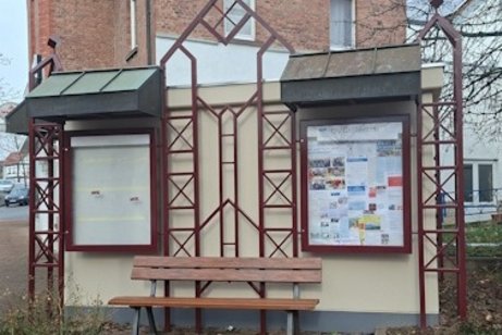 Schaukasten des VdK Gro&szlig;enritte