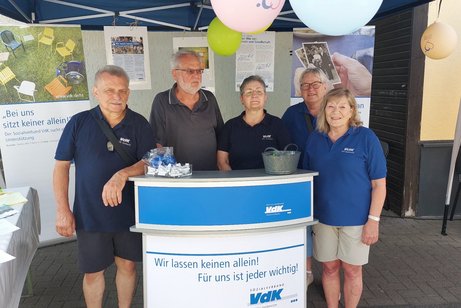 Bild vom Stand mit Standbesetztung