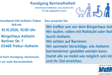 Rundgang Barrierefreiheit in Trebur-Astheim Rundgang Barrierefreiheit in Trebur-Astheim
