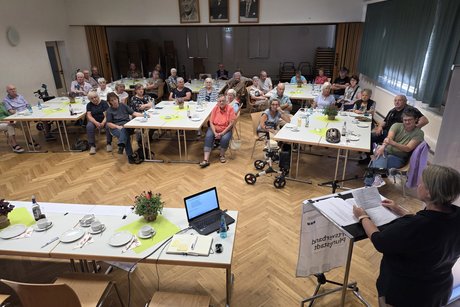 Mitgliederversammlung im vollen Gange