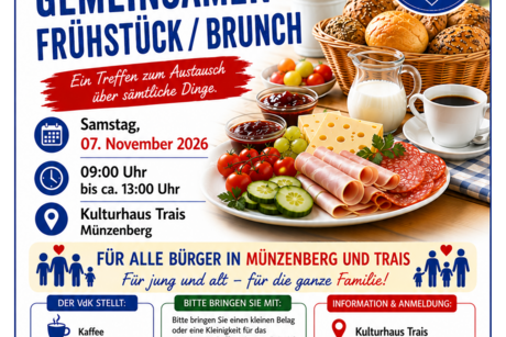 Flyer mit Informationen zur Veranstaltung