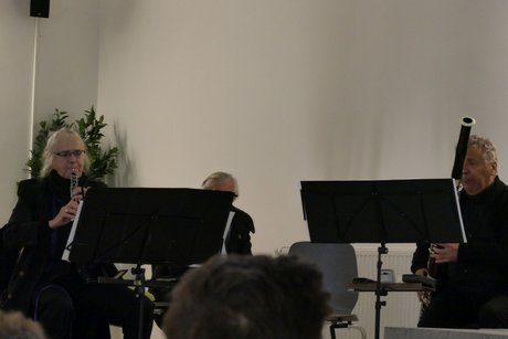 Guido Spitz (Fagott) und Gudrun Spitz-Zipper (Oboe)