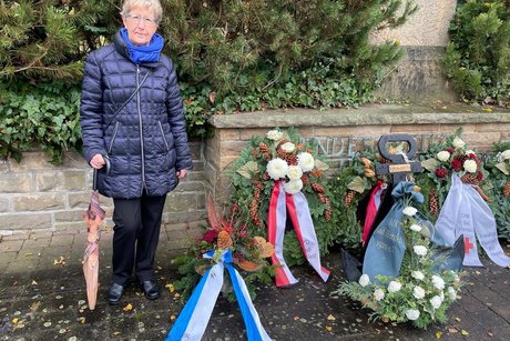 Kranzniederlegung am Ehrenfriedhof in Bad Hersfeld