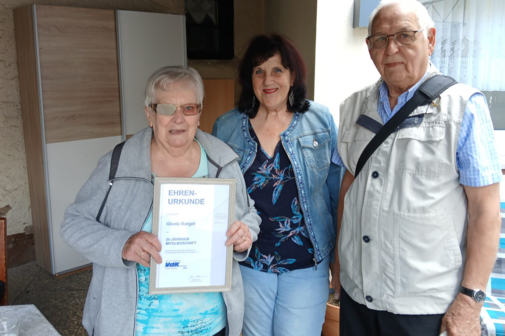 Jubil&auml;um 25 Jahre beim VdK