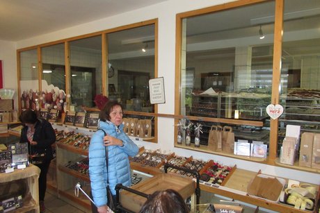 Im Laden der Frankenwald-Confiserie A. Bauer.