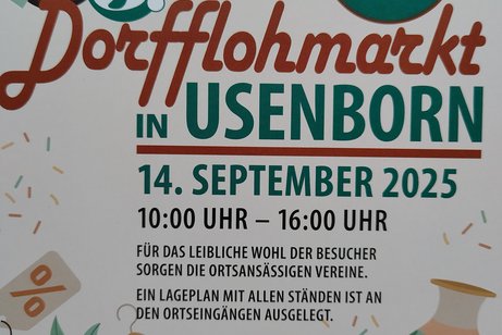 Flyer Dorfflohmarkt Usenborn