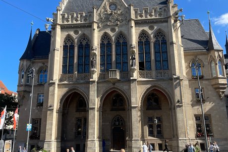 Rathaus Erfurt auf dem Fischmarkt