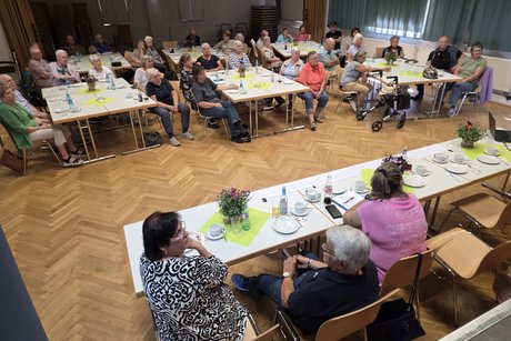 Mitgliederversammlung im vollen Gange
