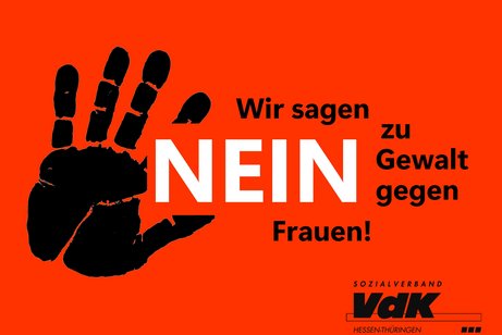Nein zu Gewalt gegen Frauen