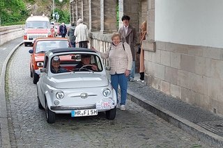 Oldtimer Sternfahrt über die Staumauer