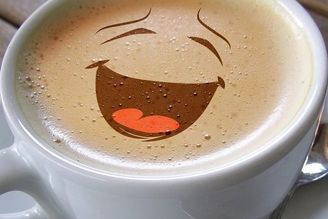 Tasse Kaffee Schaum