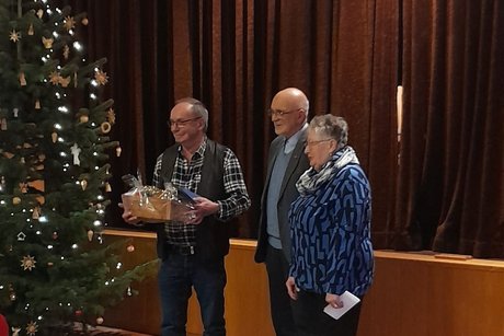 Ehrung von G&uuml;nter Giesler