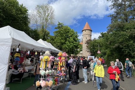 Eindrücke vom Hessentag-Hessentagsstraße zur Innenstadt