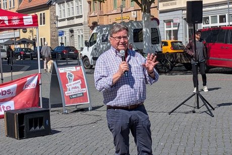 Jörg Kubitzki bei seiner Rede