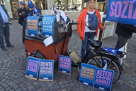 Vor der Kundgebung
