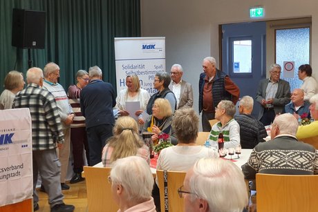 Ehrungen von Mitglieder für 25 Jahre Mitgliedschaft im VdK Ehrungen von Mitglieder für 25 Jahre Mitgliedschaft im VdK