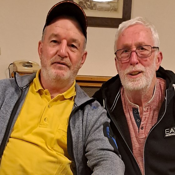 Beisitzer Timo Fuhrländer und Gerhard Baden